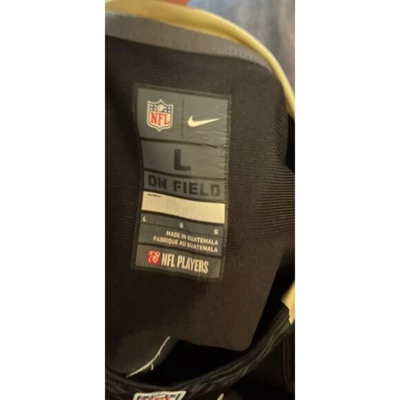 New Orleans Saints Nike Authentic On Field Football Drew Brees #9 Jersey Sz L - Picture 12 of 15
